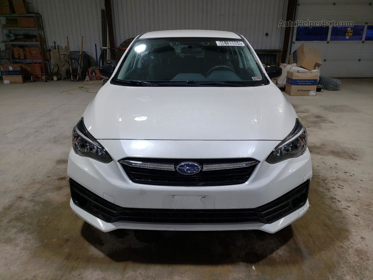 2021 Subaru Impreza White vin: 4S3GTAB6XM3706426