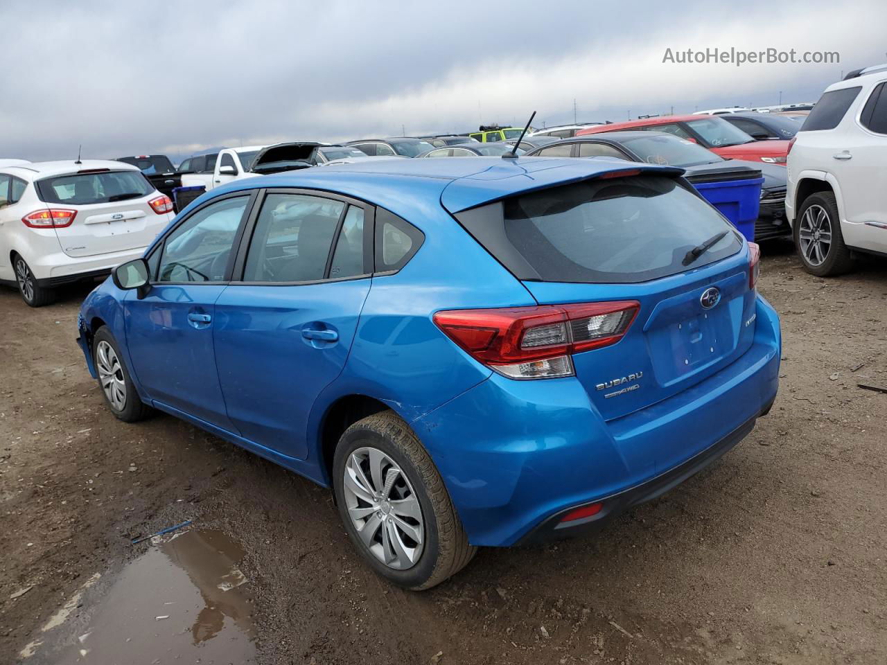 2021 Subaru Impreza  Синий vin: 4S3GTAB6XM3712582