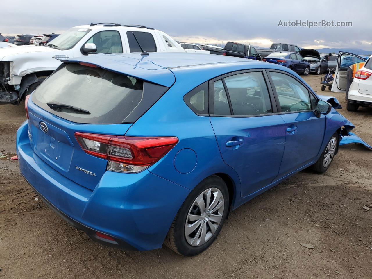 2021 Subaru Impreza  Синий vin: 4S3GTAB6XM3712582