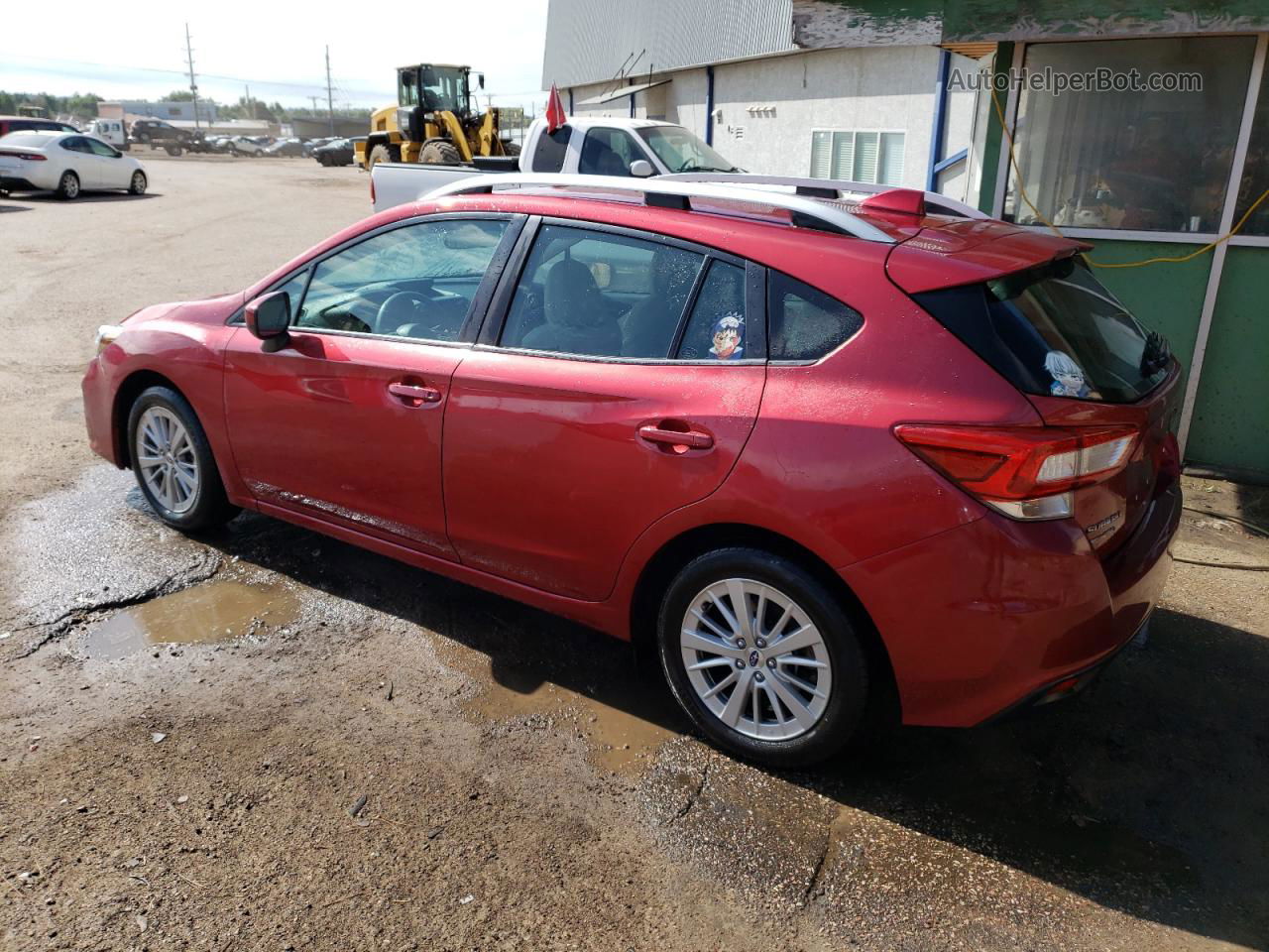 2018 Subaru Impreza Premium Plus Burgundy vin: 4S3GTAD60J3711868