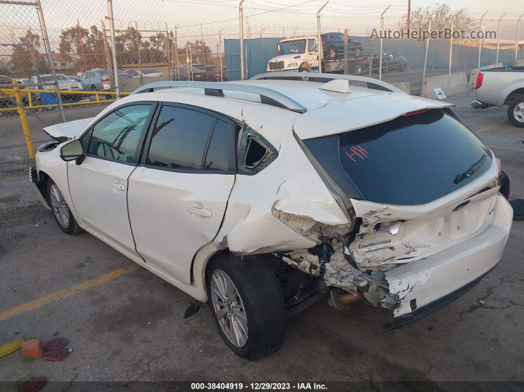 2018 Subaru Impreza 2.0i Premium White vin: 4S3GTAD60J3720487