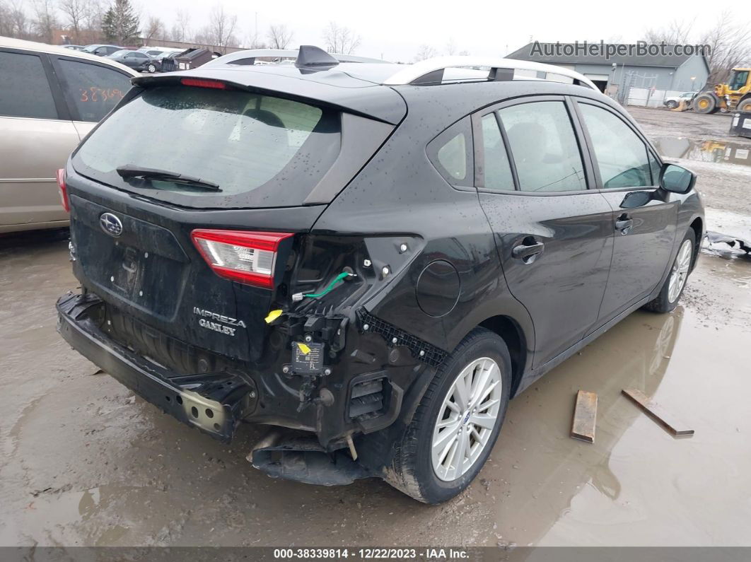 2018 Subaru Impreza 2.0i Premium Black vin: 4S3GTAD60J3727262