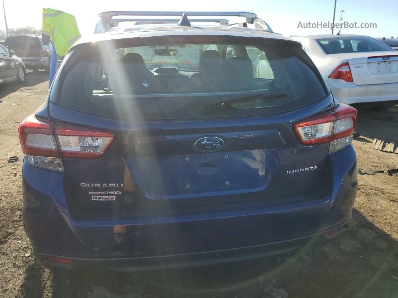 2018 Subaru Impreza Premium Plus Blue vin: 4S3GTAD60J3727374