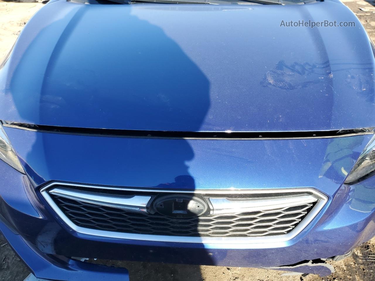2018 Subaru Impreza Premium Plus Blue vin: 4S3GTAD60J3727374