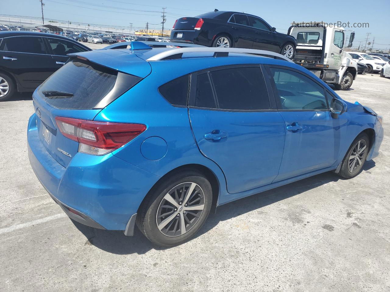 2021 Subaru Impreza Premium Blue vin: 4S3GTAD61M3709678