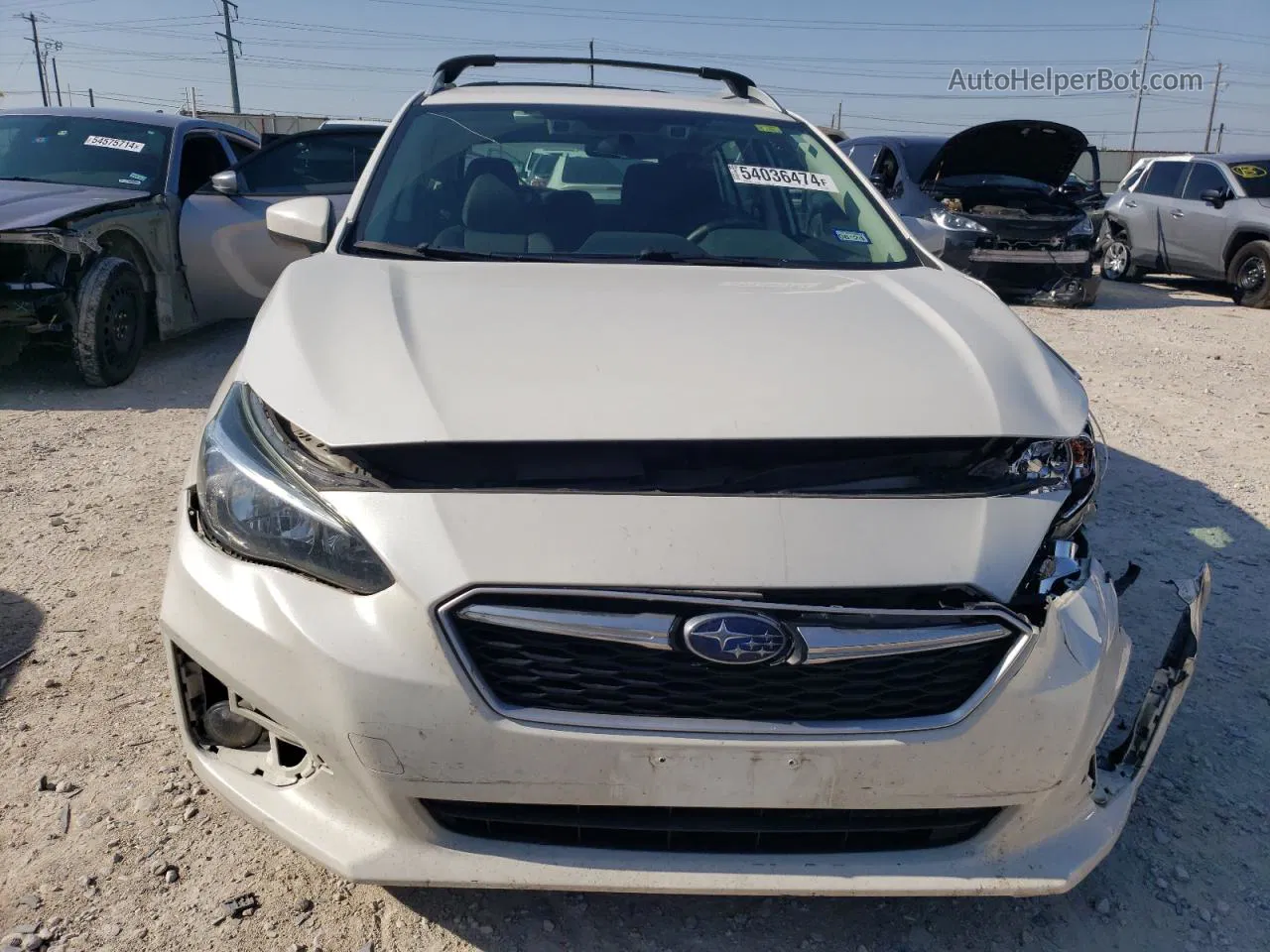 2018 Subaru Impreza Premium Plus White vin: 4S3GTAD62J3745732