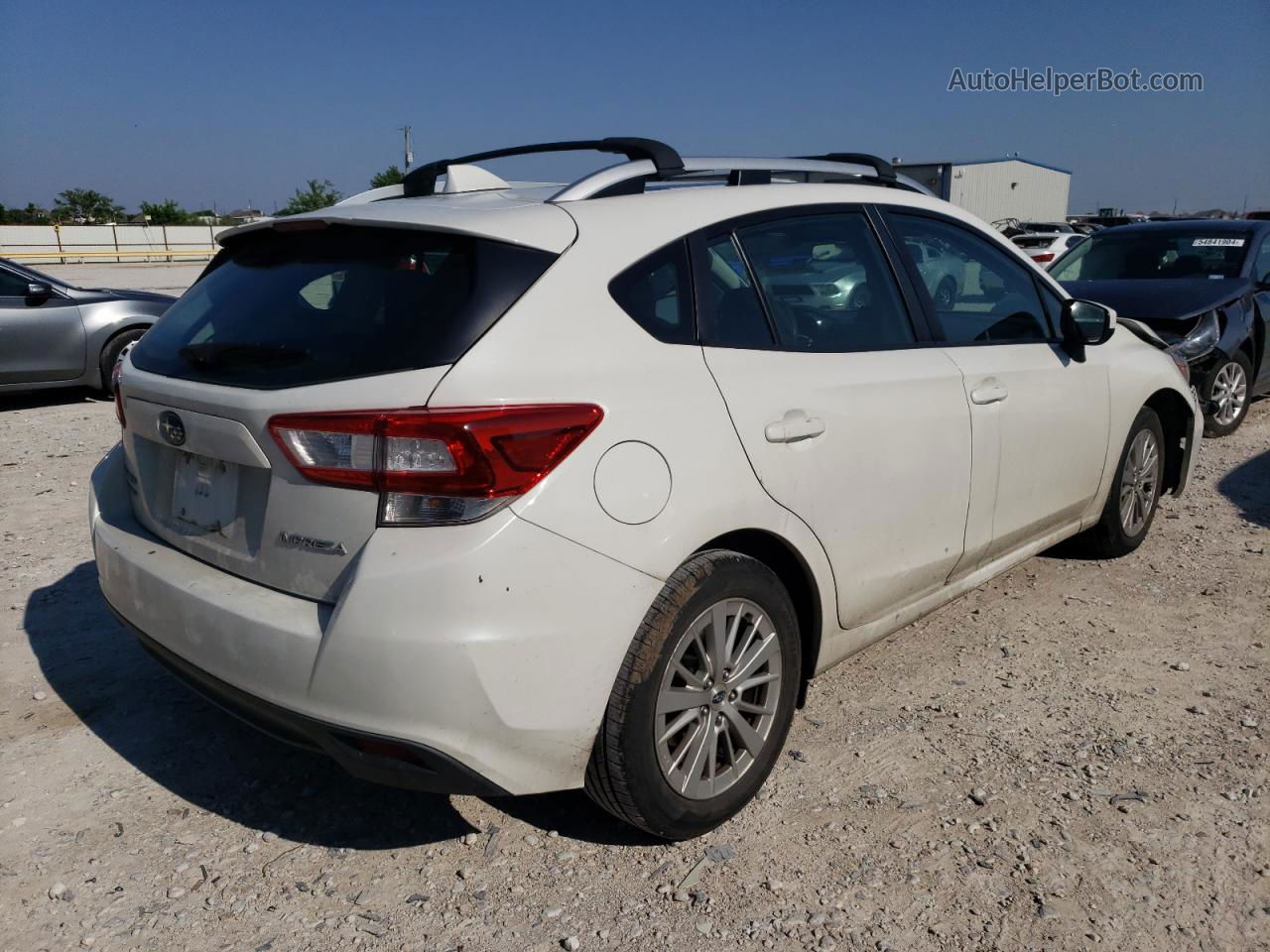 2018 Subaru Impreza Premium Plus White vin: 4S3GTAD62J3745732