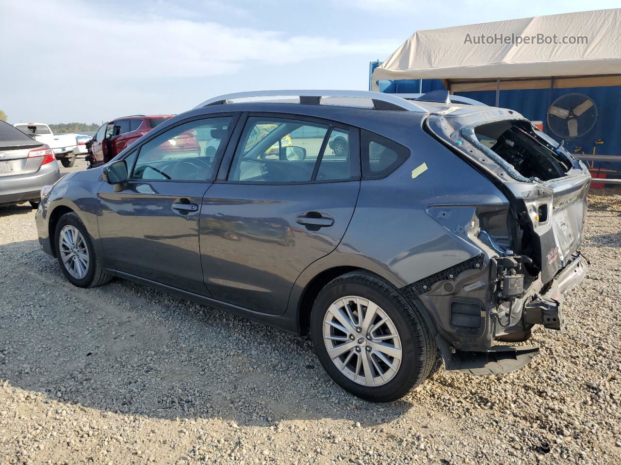 2018 Subaru Impreza Premium Plus Gray vin: 4S3GTAD65J3703264