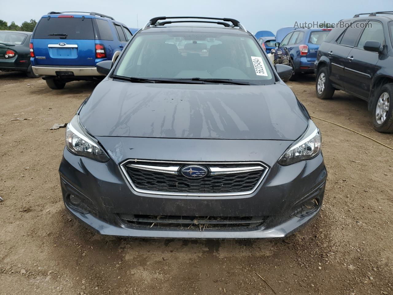 2018 Subaru Impreza Premium Plus Gray vin: 4S3GTAD65J3745689