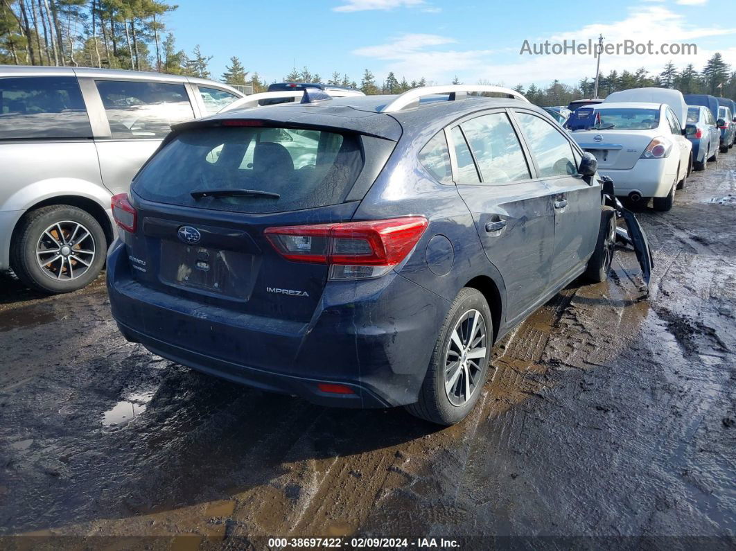 2021 Subaru Impreza Premium 5-door Синий vin: 4S3GTAD65M3701714