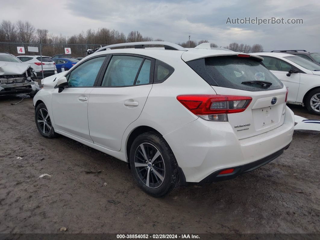 2021 Subaru Impreza Premium 5-door White vin: 4S3GTAD65M3704130