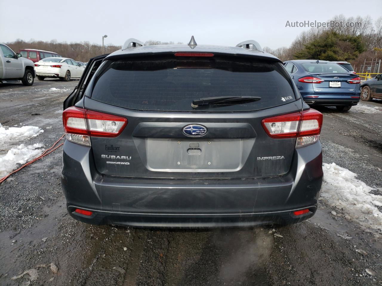 2018 Subaru Impreza Premium Plus Gray vin: 4S3GTAD66J3703399