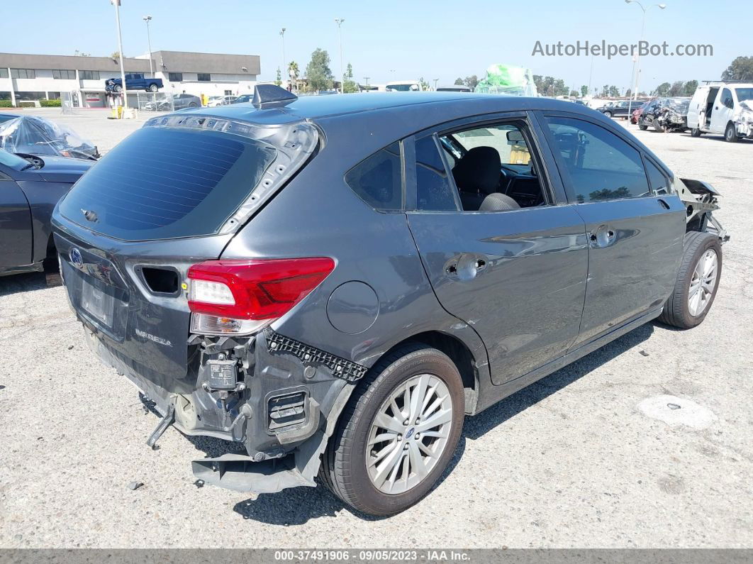 2018 Subaru Impreza Premium Gray vin: 4S3GTAD66J3729128