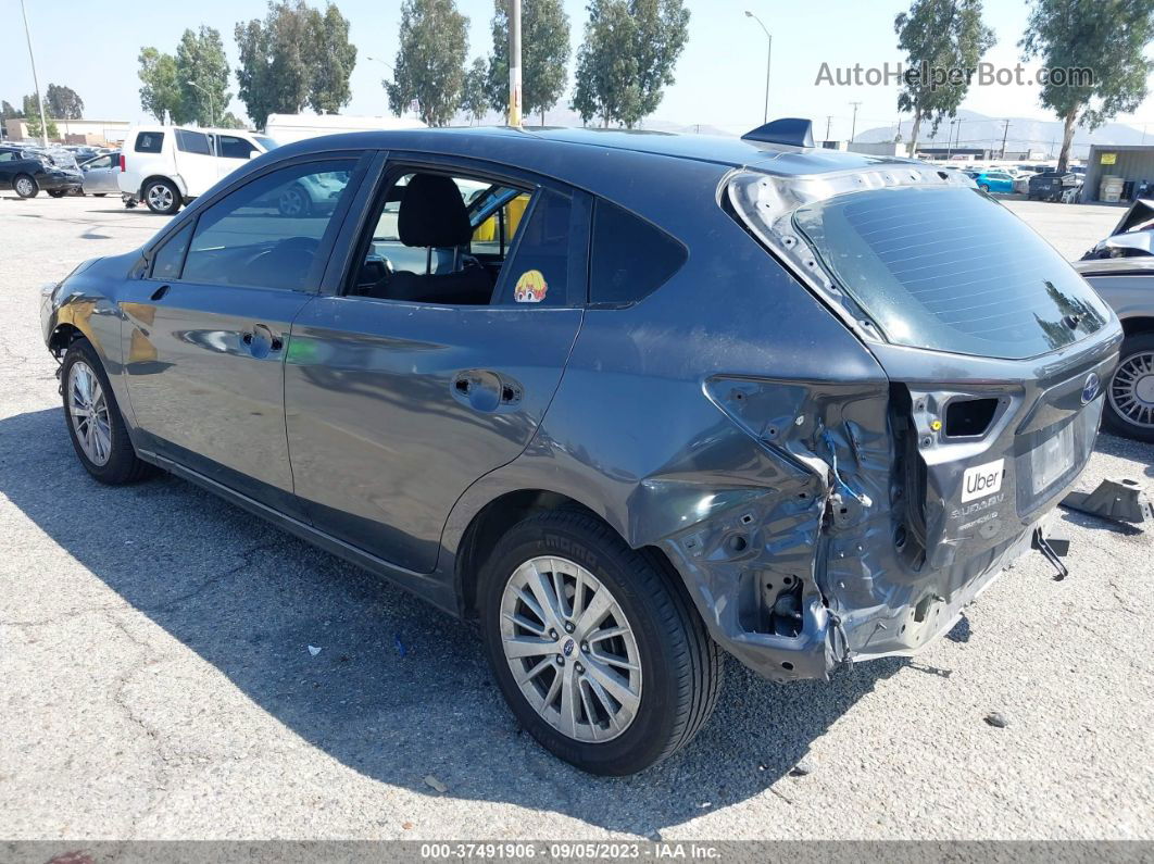 2018 Subaru Impreza Premium Gray vin: 4S3GTAD66J3729128