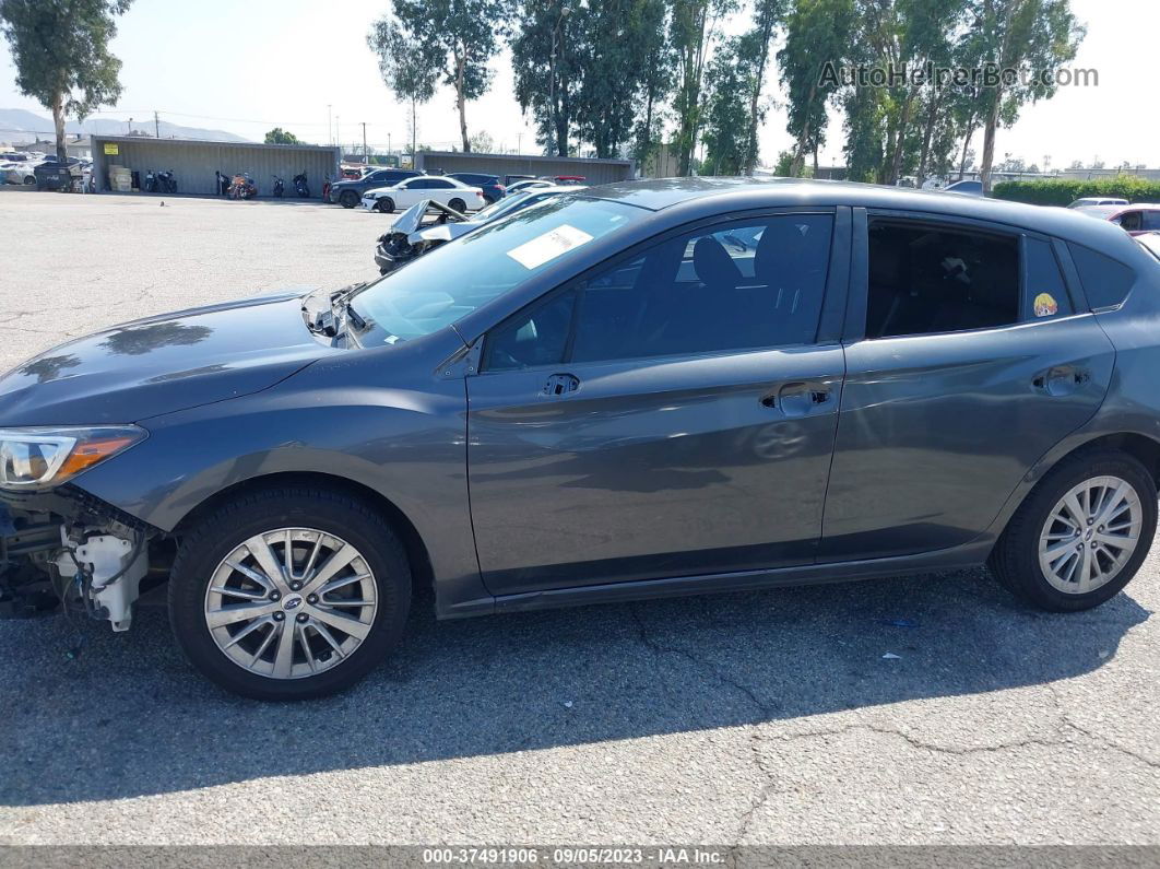 2018 Subaru Impreza Premium Gray vin: 4S3GTAD66J3729128