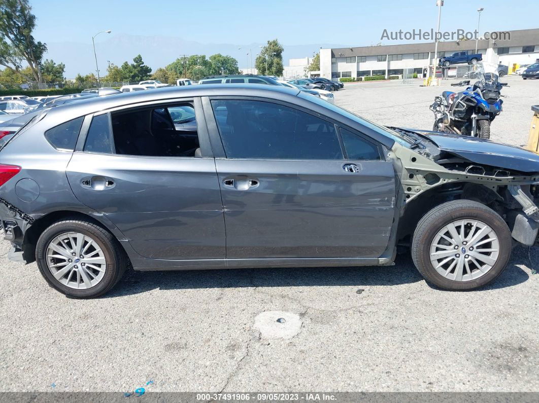 2018 Subaru Impreza Premium Gray vin: 4S3GTAD66J3729128