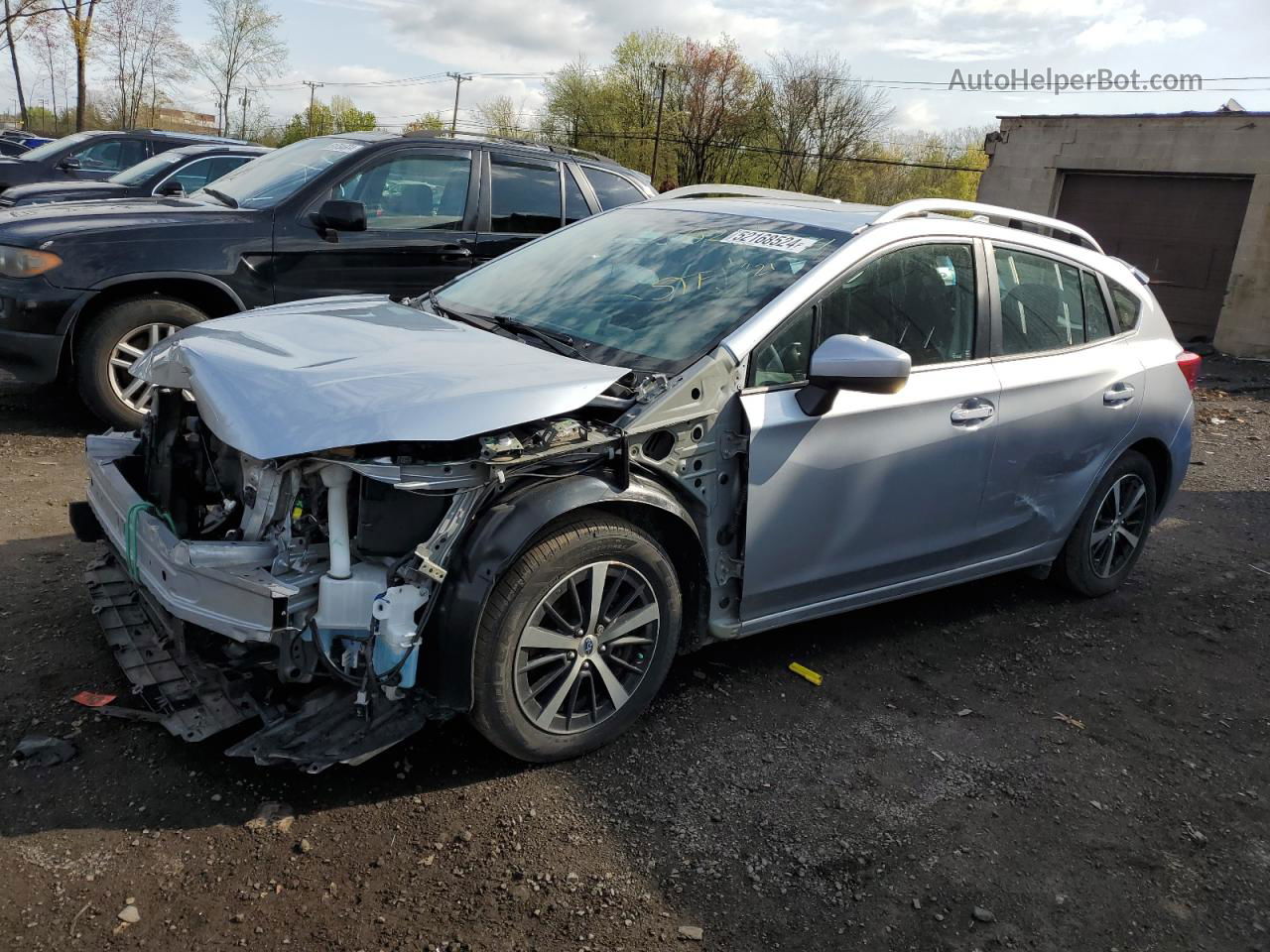 2021 Subaru Impreza Premium Silver vin: 4S3GTAD66M3713354