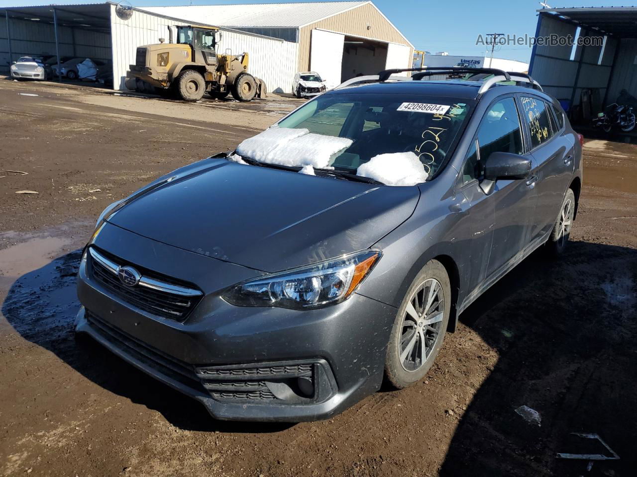 2021 Subaru Impreza Premium Blue vin: 4S3GTAD67M3710673