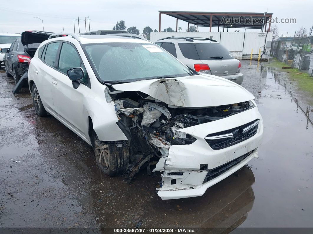 2021 Subaru Impreza Premium 5-door White vin: 4S3GTAD69M3717107