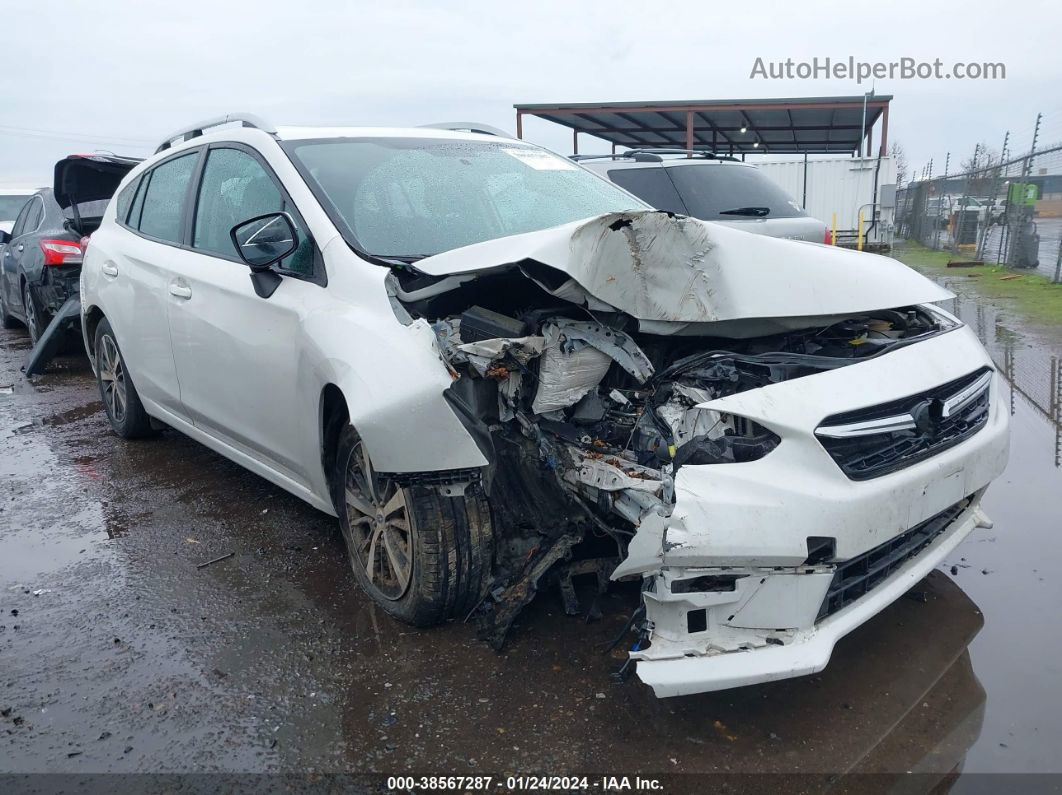 2021 Subaru Impreza Premium 5-door White vin: 4S3GTAD69M3717107