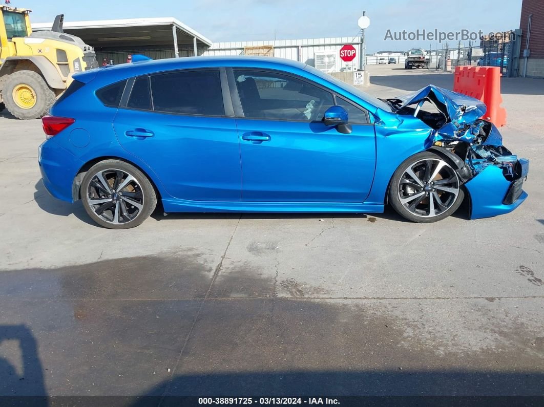 2021 Subaru Impreza Sport 5-door Blue vin: 4S3GTAJ6XM1701644