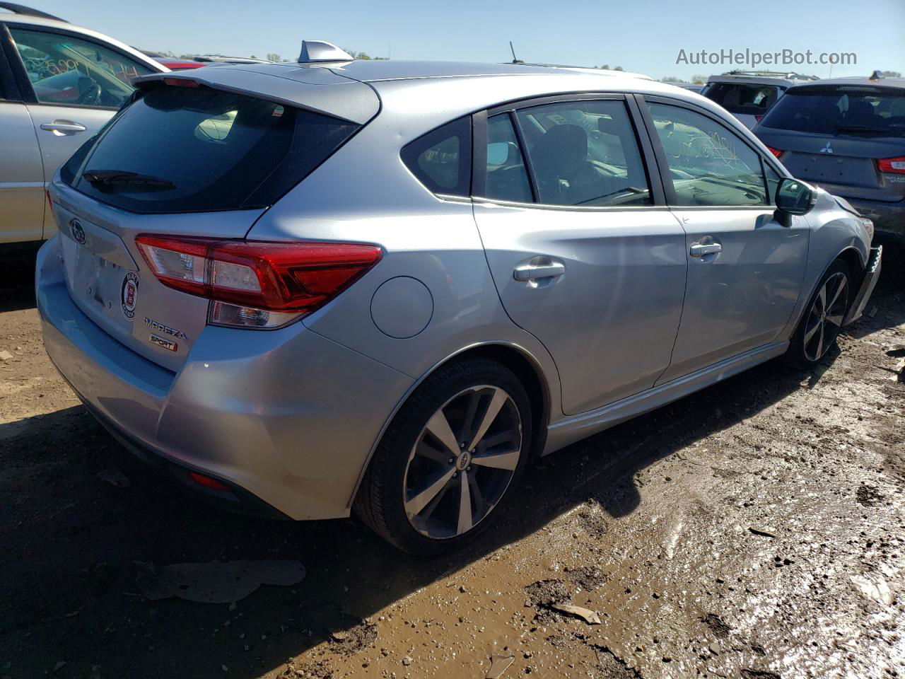 2018 Subaru Impreza Sport Silver vin: 4S3GTAK60J3741407