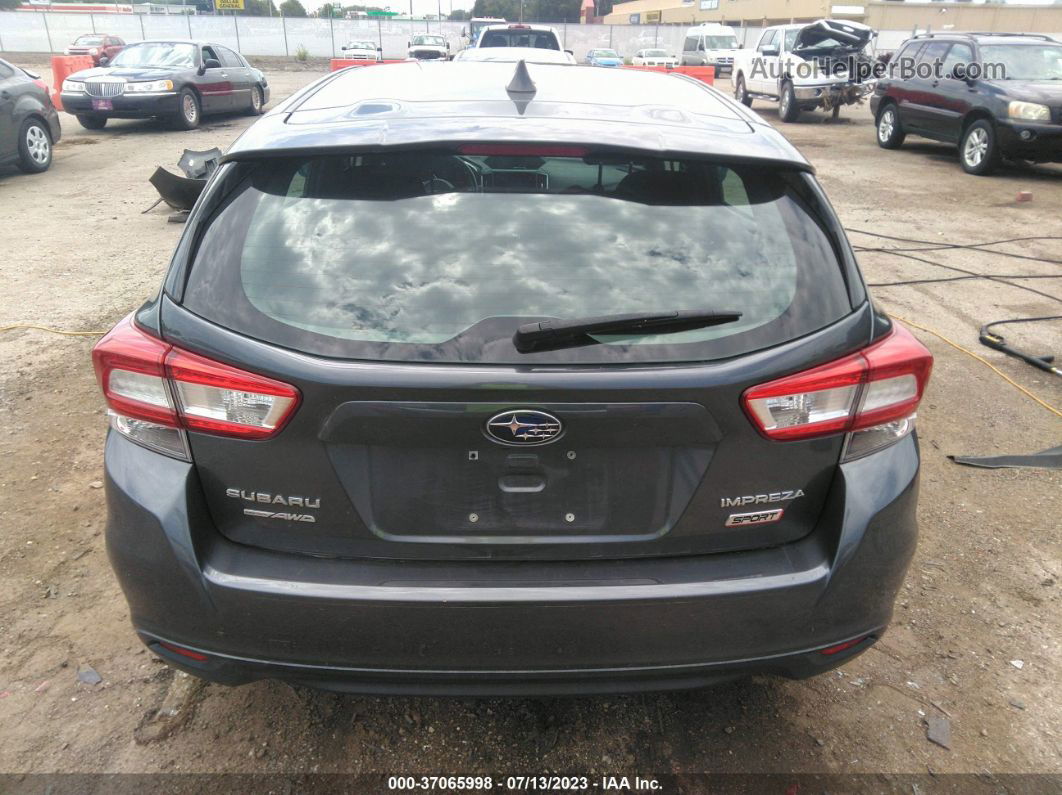 2018 Subaru Impreza Sport Gray vin: 4S3GTAK61J3732568