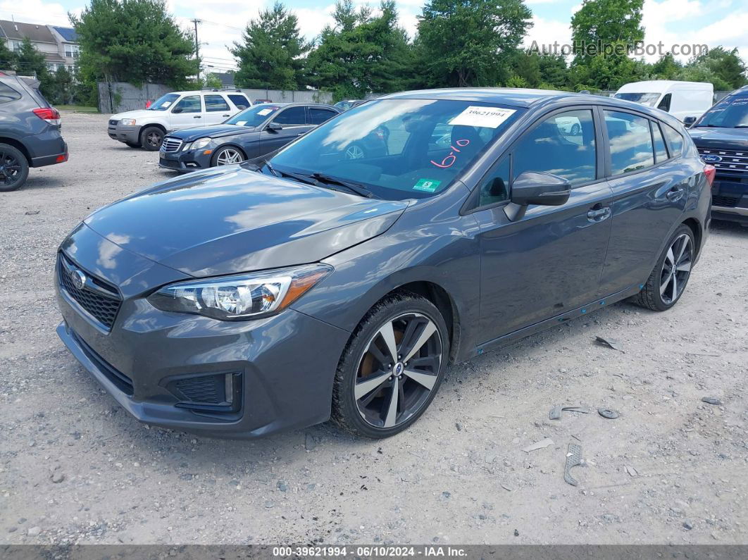 2018 Subaru Impreza 2.0i Sport Gray vin: 4S3GTAK65J1721908