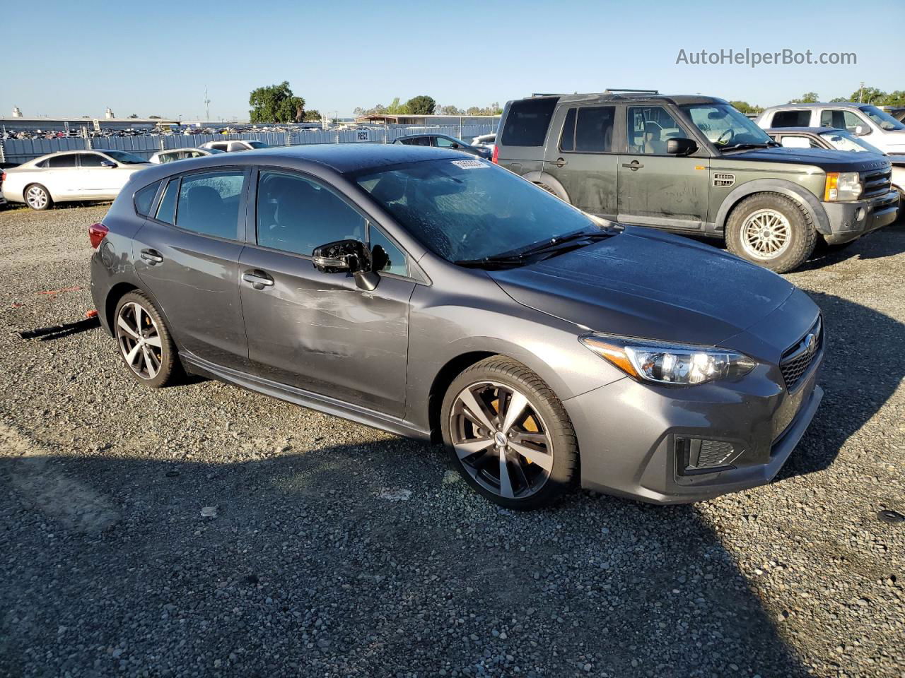 2018 Subaru Impreza Sport Gray vin: 4S3GTAK66J1702655