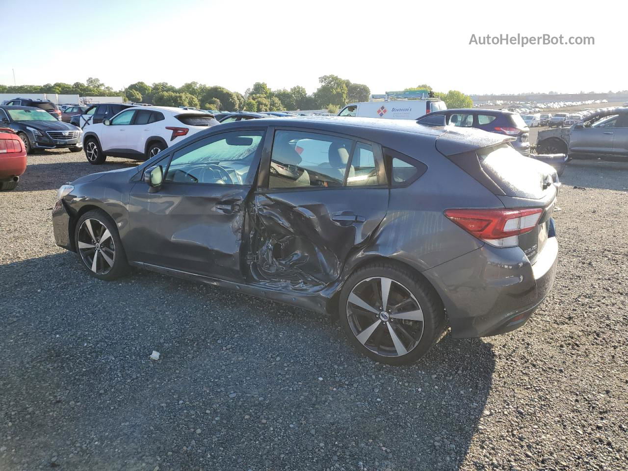 2018 Subaru Impreza Sport Gray vin: 4S3GTAK66J1702655