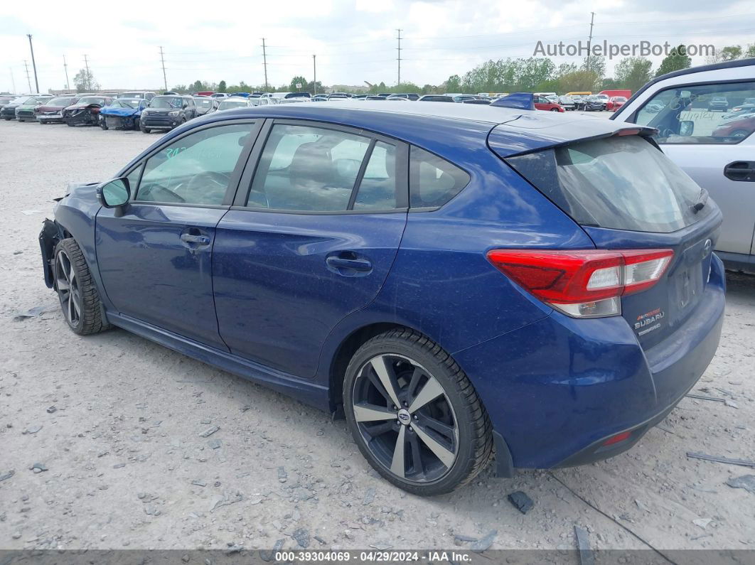 2018 Subaru Impreza 2.0i Sport Blue vin: 4S3GTAK68J3709255