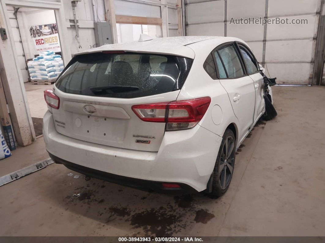 2018 Subaru Impreza 2.0i Sport White vin: 4S3GTAK6XJ3749336