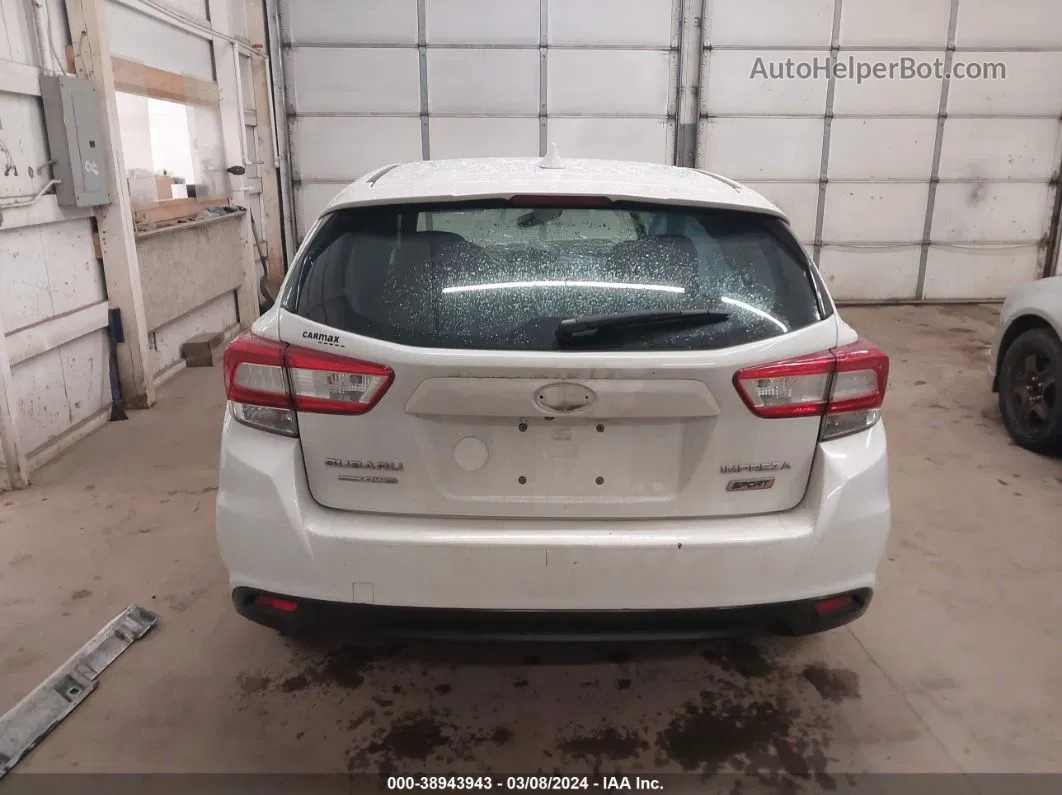 2018 Subaru Impreza 2.0i Sport White vin: 4S3GTAK6XJ3749336