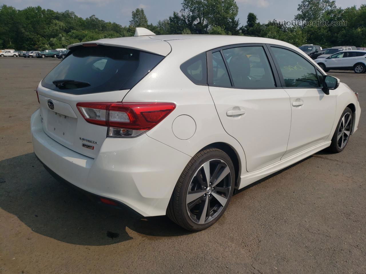 2018 Subaru Impreza Sport Белый vin: 4S3GTAL62J3708374