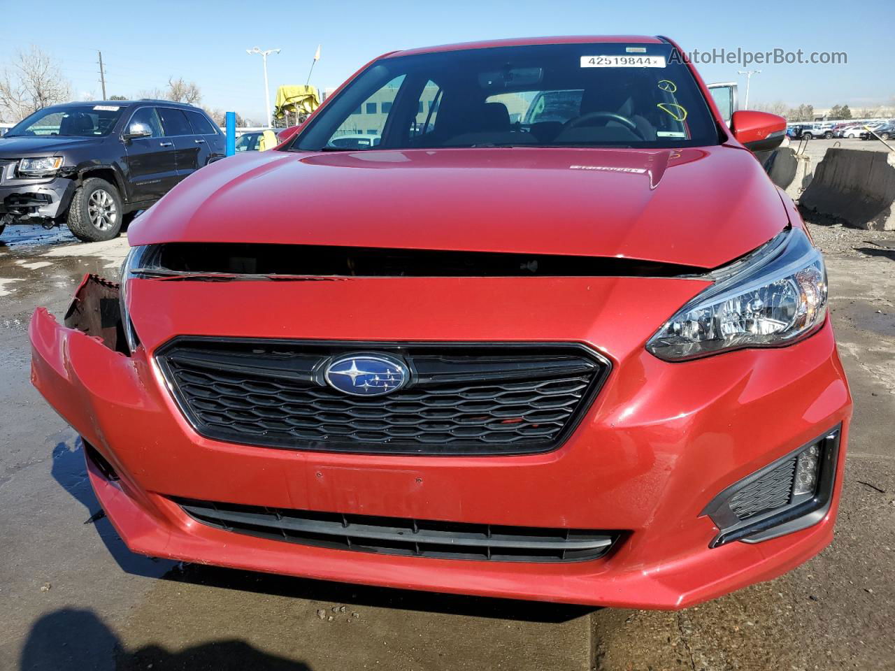 2018 Subaru Impreza Sport Красный vin: 4S3GTAL65J1701883