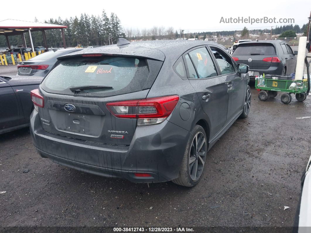 2021 Subaru Impreza Sport 5-door Gray vin: 4S3GTAL67M3700016