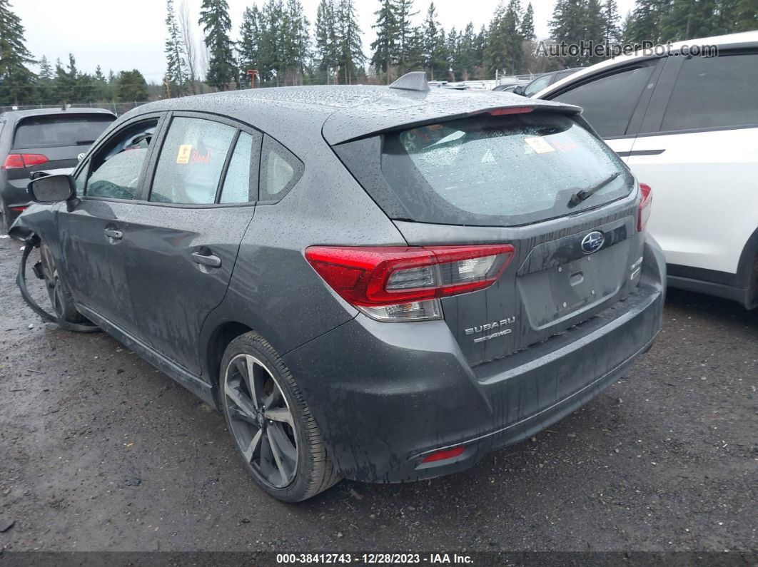 2021 Subaru Impreza Sport 5-door Gray vin: 4S3GTAL67M3700016