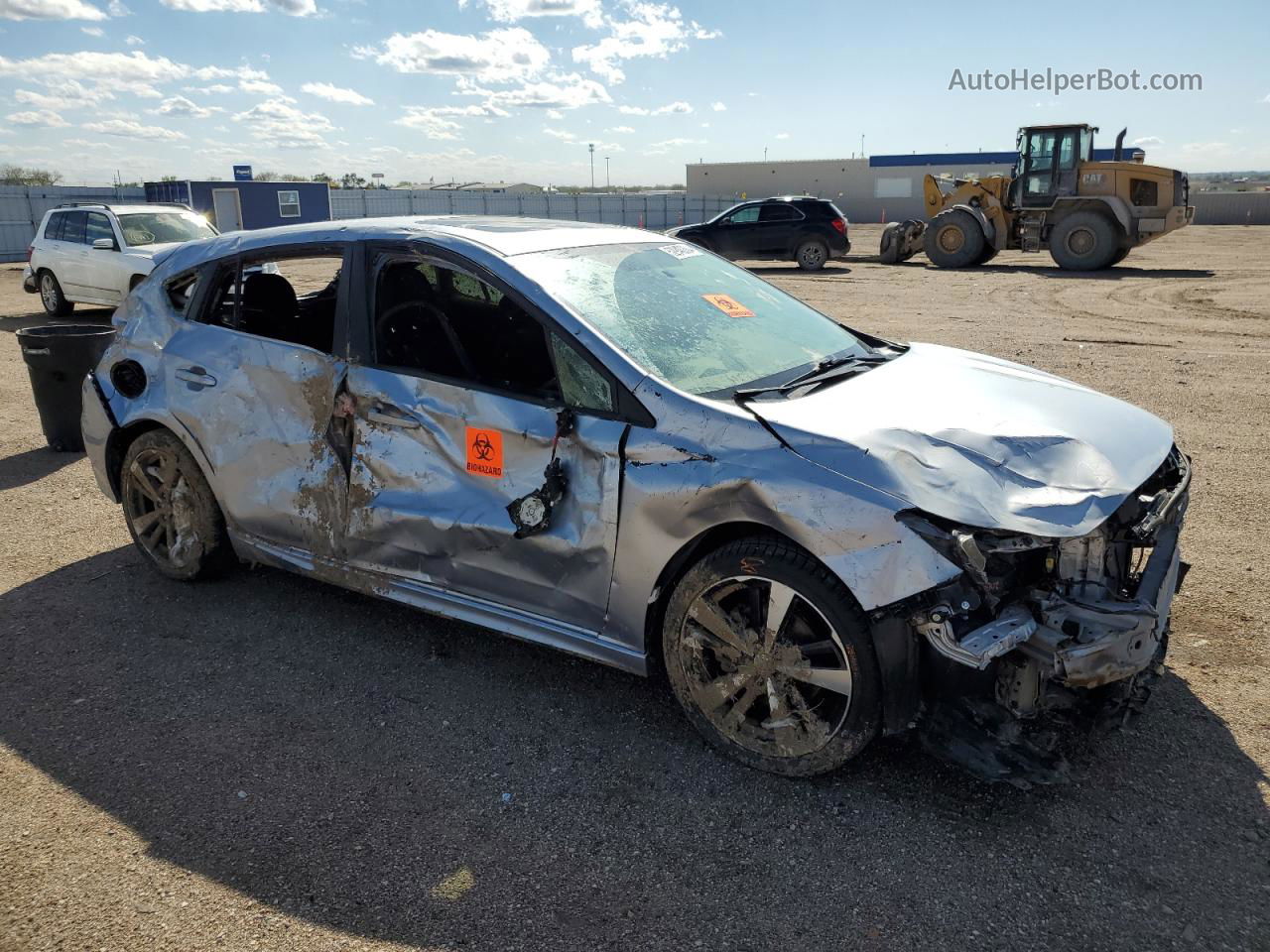 2018 Subaru Impreza Sport Silver vin: 4S3GTAL68J3707181