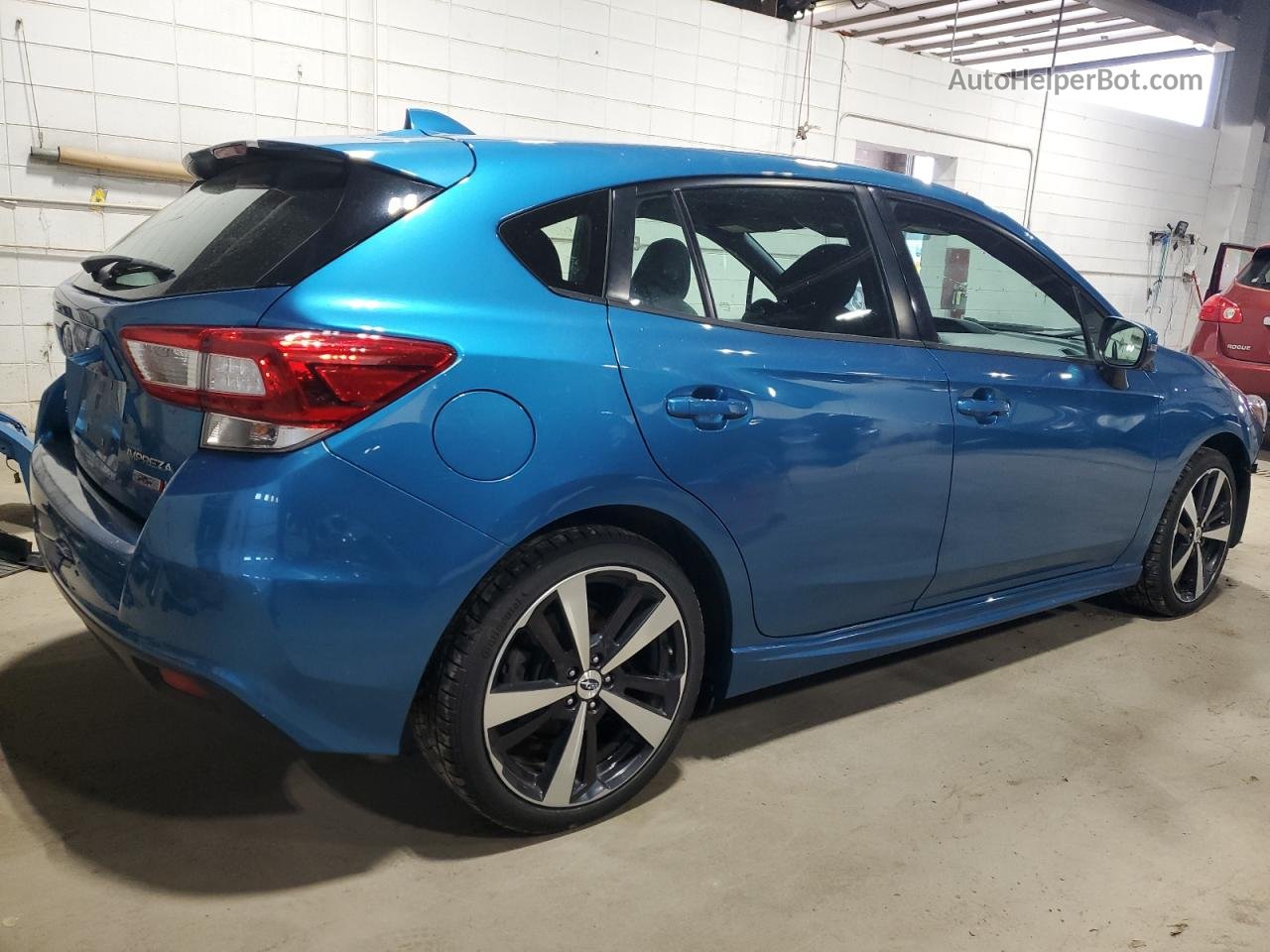 2018 Subaru Impreza Sport Синий vin: 4S3GTAL6XJ1706870