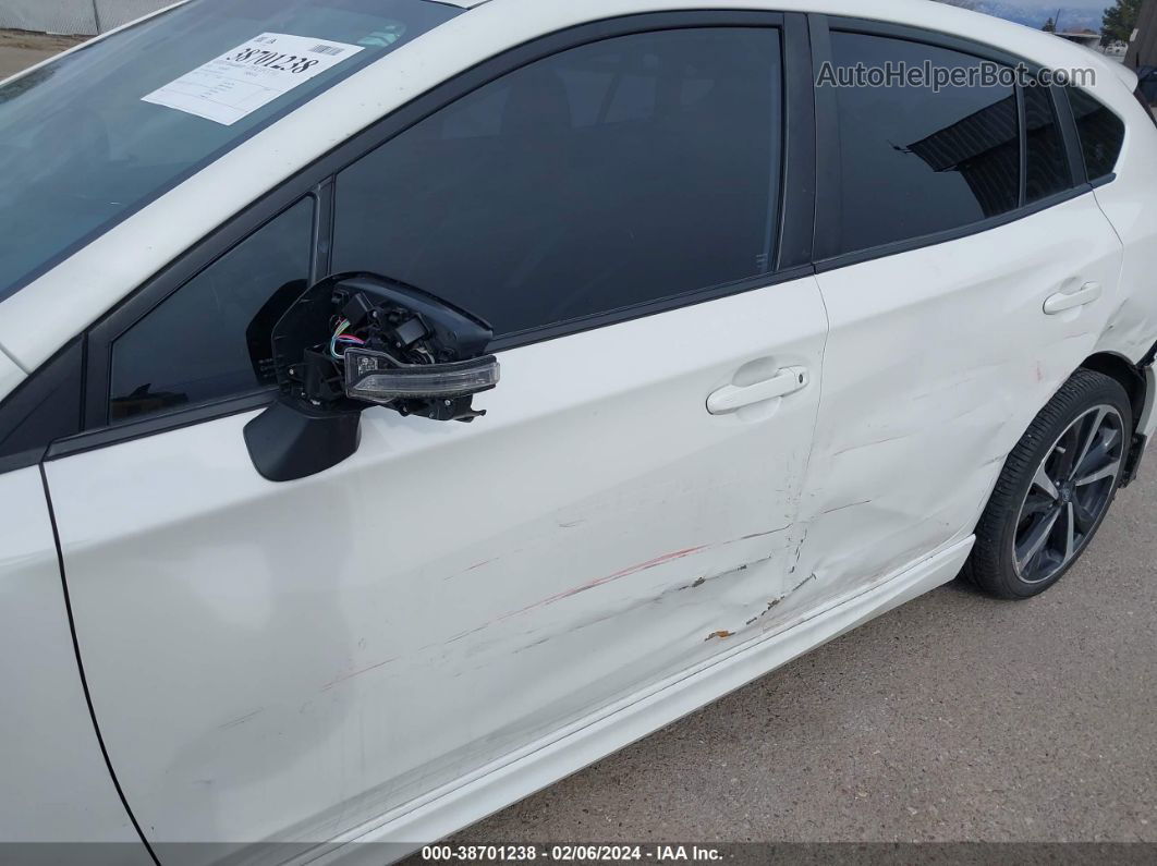 2021 Subaru Impreza Sport 5-door White vin: 4S3GTAL6XM3712516