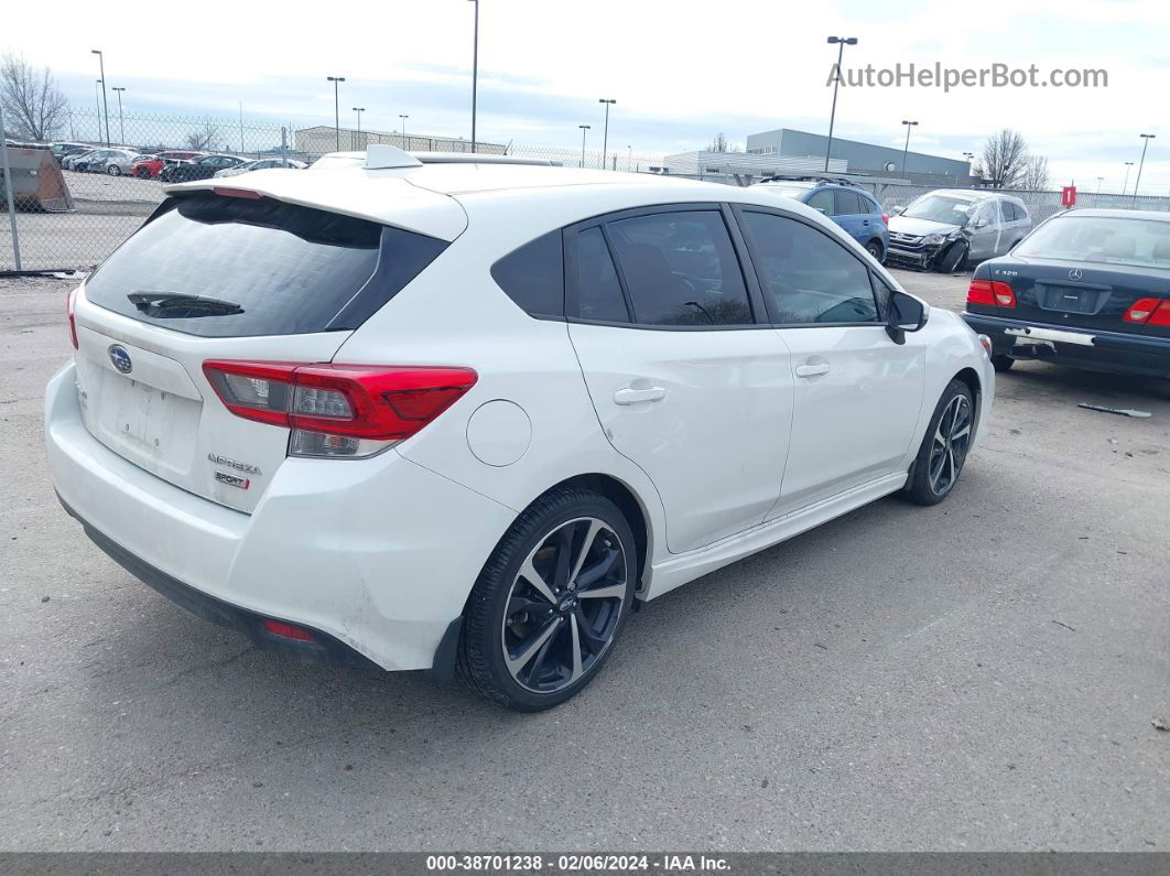 2021 Subaru Impreza Sport 5-door White vin: 4S3GTAL6XM3712516