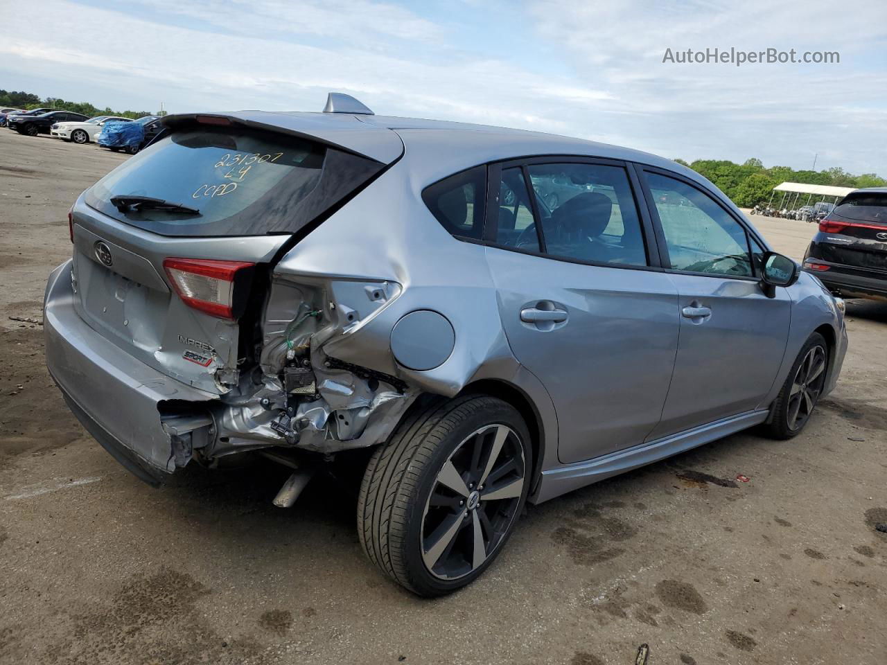 2018 Subaru Impreza Sport Silver vin: 4S3GTAM61J3721583