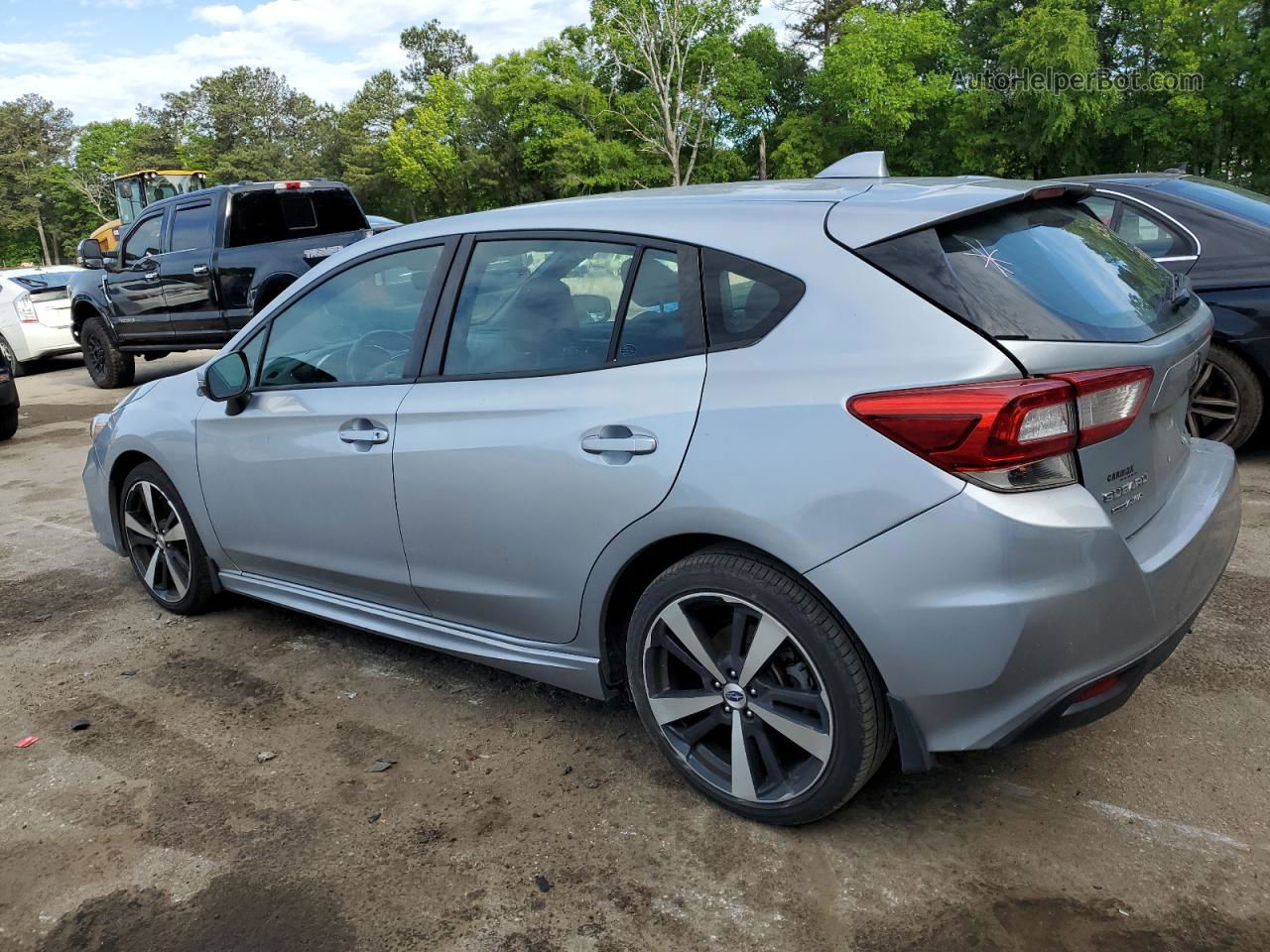 2018 Subaru Impreza Sport Silver vin: 4S3GTAM61J3721583