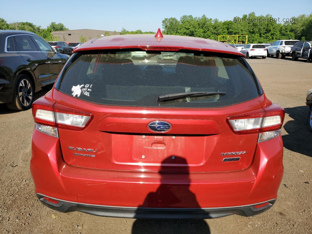 2018 Subaru Impreza Sport Burgundy vin: 4S3GTAM62J3738263