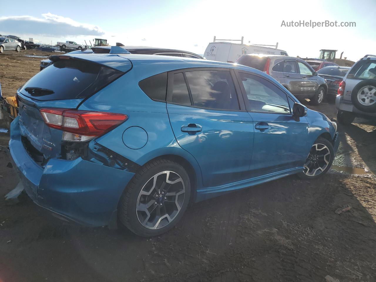 2018 Subaru Impreza Sport Blue vin: 4S3GTAM64J3752391