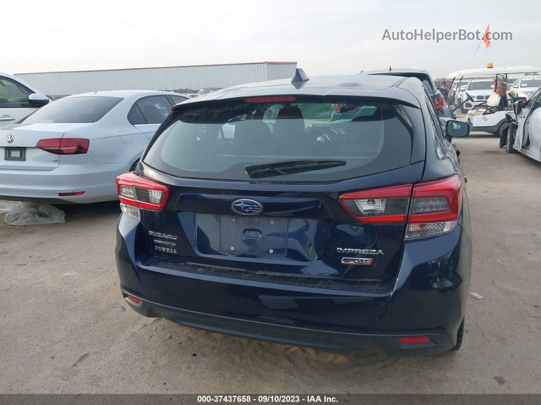 2021 Subaru Impreza Sport Синий vin: 4S3GTAM64M3711165