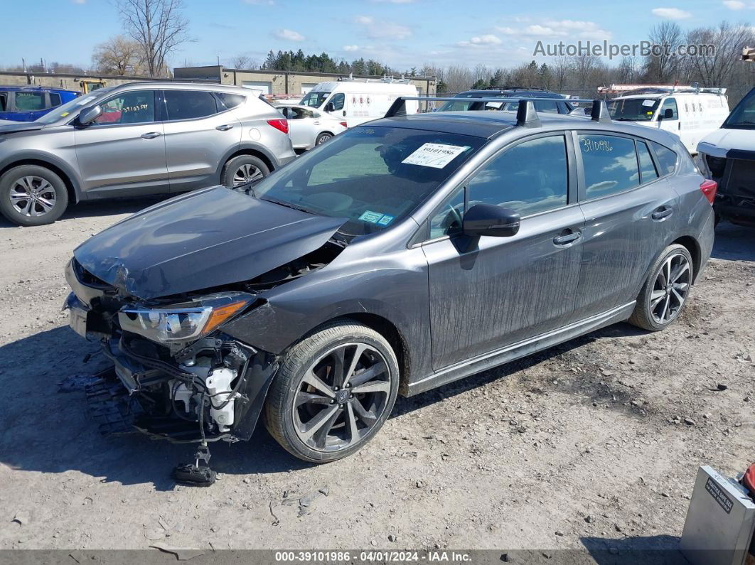 2021 Subaru Impreza Sport 5-door Gray vin: 4S3GTAM64M3714048