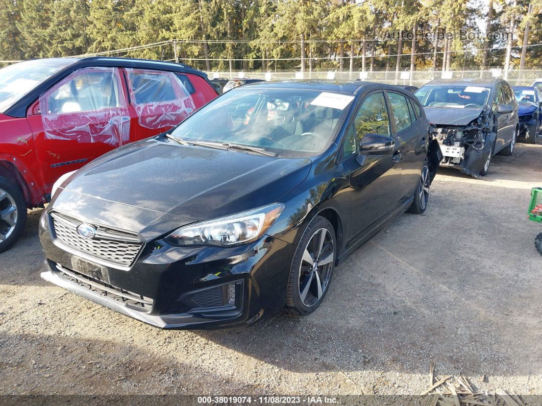 2018 Subaru Impreza Sport Черный vin: 4S3GTAM65J3701630