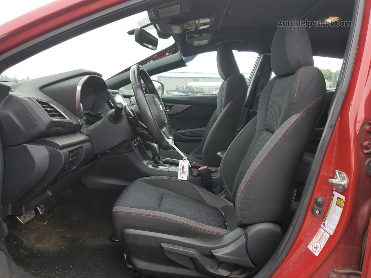 2018 Subaru Impreza Sport Red vin: 4S3GTAM67J3716582