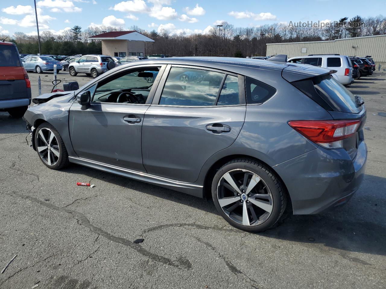 2018 Subaru Impreza Sport Gray vin: 4S3GTAM69J3741984